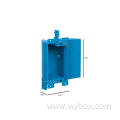 Work Outlet Box 1 Gang single B117RSW Blue recessed floor outlet box outdoor switch box non-metallic With Bracket